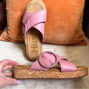 Hush Puppies June Platform Sandal Pink size 7/38